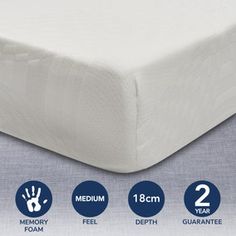 the mattress is made up and ready to be used for bedding or as a pillow