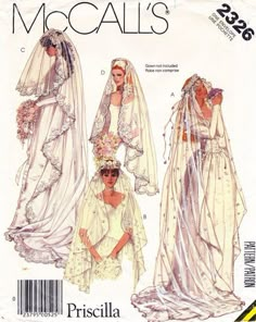 Trim Ends, Art Sinistre, Vintage Fashion Sketches, Bridal Veils And Headpieces, Fingertip Veil, Blusher Veil, Wedding Dress Patterns, Satin Ribbon Bow, Bridal Veils