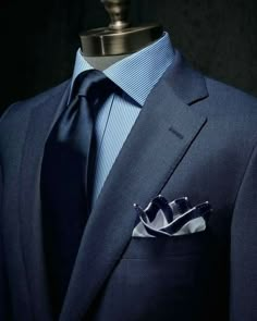 Nice blue combo Men Suits Black, Suit Combinations, Mens Fashion Smart, Mode Casual, Well Dressed Men