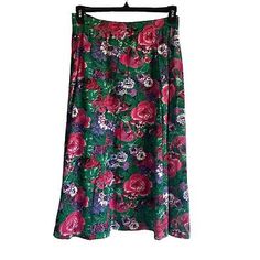 Vintage Mondiki Peony Floral Country Western square dance skirt Plus Size L  | eBay Winter Flags, No Limitations, Square Dance, Skirt Plus Size, Square Dancing, Floral Squares, Floral Sleeveless Top, Dance Skirt, Blue Coats