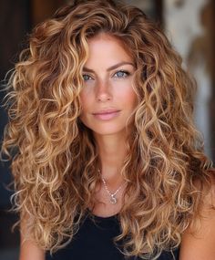 Blonde Highlights Curly Hair Natural Curls, Scrunchie Bun, Blonde Highlights Curly Hair, Cotton Candy Hair, Hairstyles Winter, Highlights Curly Hair, Gorgeous Birthday, Trending Hair, Candy Hair