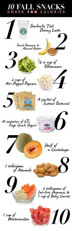 10 Healthy Snacks Under 100 Calories | StyleCaster Snacks Under 100 Calories, 100 Calorie Snacks, 100 Calorie, Under 100 Calories, 100 Calories, Healthy Tips, Healthy Choices