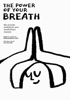 an advertisement for the power of your breath