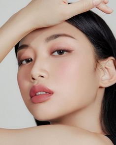 Korean Ladylike Makeup, Natural Makeup Asian, Makeup Contouring, Monolid Makeup, Asian Makeup Looks, Soft Makeup Looks, Ulzzang Makeup, Soft Makeup, Asian Makeup