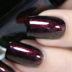 Lights Out - by ILNP Nails Games, Wedding Nail Polish, Gel Nails At Home, Long Nail Designs, Colorful Nail Designs