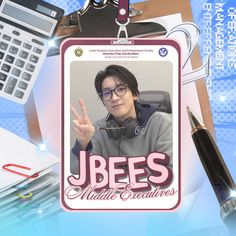 an id card with the name jbees on it