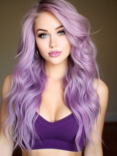 Embracing the Purple Hues: A 2024 Guide to Vibrant Hair Hair Color Purple Highlights, Purple Long Hair, Purple Hair Color Ombre, Dark Purple Hair Color, Exotic Hair Color, Lilac Hair Color, Pastel Purple Hair, Dark Purple Hair