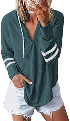 Casual V-neck Winter Sweatshirt, Trendy Fall Hoodie Tops, Oversized V-neck Sweatshirt For Spring, Trendy V-neck Sweatshirt In Relaxed Fit, Oversized V-neck Sweatshirt Casual Style, Oversized V-neck Sweatshirt Casual, Casual Oversized V-neck Sweatshirt, Casual Cotton V-neck Long Sleeve Top, Casual Cotton V-neck Sweatshirt