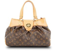 Your purchase of a Pre-Owned Designer Handbag will include an attached authentication tag, ensuring it has met the highest of standards and verifying its authenticity. All returns must include this authentication tag still attached to the item.\n\nTote your essentials with confidence in this pre-owned handbag flaunting a roomy design with contrast accents for everyday fashion. From Louis Vuitton. Luxury Bags With Turn-lock Closure In Monogram Canvas, Luxury Monogram Canvas Bag With Turn-lock Closure, Brown Monogram Canvas Bag With Turn-lock Closure, Pm Monogram, Pre Owned Louis Vuitton, Designer Handbag, Aesthetic Fashion, Fashion Handbags, Tote Handbags