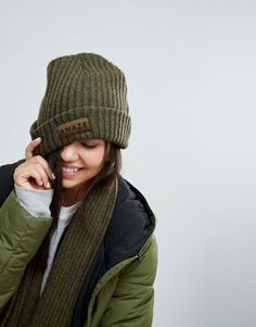 www.asos.com women a-to-z-of-brands monki cat ?cid=17556&pge=3&pgesize=36 Green Hat Outfit, Cozy Snow, Green Beanie, Wooly Hats, Saree Photoshoot, Clothing Photography, Winter Girls, Outfits With Hats, Knitting Accessories