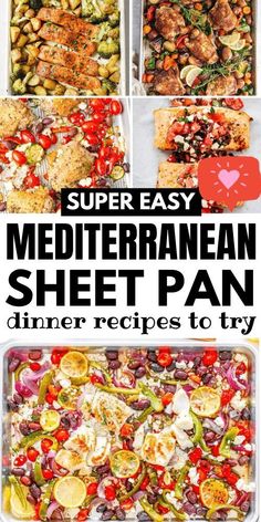 15 Mediterranean Diet Sheet Pan Recipes Mediterranean Diet Recipes Sheet Pan, Low Carb Sheet Pan Meals, Mediterranean Sheet Pan Dinners, Mediterranean Diet Vegetarian, Shrimp Sheet Pan Dinner, Mediterranean Sheet Pan, Clean Eating Dinner Ideas, Mediterranean Diet Recipes Breakfast