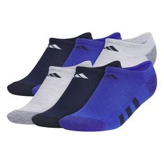 Stock up on the essentials with these boys' adidas no-show socks. Click on this KIDS APPAREL & SHOES GUIDE to find the perfect fit and more! FEATURES 6-pack Cushioned and reinforced heel & toe Moisture-wicking fabricFABRIC & CARE Polyester, spandex Machine wash Imported Size: 9-11. Color: Heather Blue. Gender: male. Shoes Guide, Pebble Grey, Heather Blue, No Show Socks, Blue Gender, 6 Packs, Socks And Hosiery, Grey Blue, Moisture Wicking Fabric