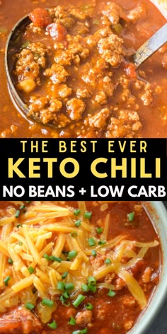 the best ever keto chili no beans and low carb