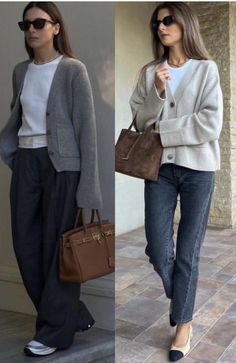 Dark Beige Blazer Outfit, Shae Mcgee Outfits, Untucked Shirt Outfit, How To Style Grey Cardigan, Gray Cardigan Outfit Work, Dark Gray Cardigan Outfit, Gray Cardigan Outfit Winter, Grey Cardigan Outfit Work, Grey Cardigan Outfit Aesthetic