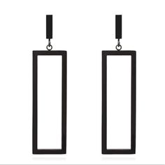 Black Rectangle: Crafted In Black Plated, These Modern Geometric Earrings Feature Stainless Steel Rectangular Frame. Post Back Closure. Fabulous With Any Outfit: Simple Yet Elegant Rectangle Earrings That Can Be For Worn On Any Occasion.. Get Compliment Every Time You Wear The Dangle Earrings. Safe And Comfortable: The Gold Earrings Measurement: Length 2.28", Width 0.51", Weight 0.35oz. Lead And Nickel Free. Safe, Lightweight And Comfortable For Wearing It All Day Long. Best Gifts Idea: Luxury G Ballet Earrings, Flamingo Earrings, Mickey Mouse Earrings, Outfit Simple, White Rectangle, Western Earrings, Rectangle Earrings, Black Rectangle, Sparkly Earrings