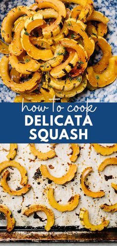 how to cook delicata squash in the oven