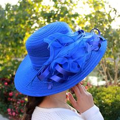 Category:Hats,Headwear,Straw Hats; Embellishment:Ruffle,Trim,Pure Color,Split Joint,Polka Dot,Flower,Appliques; Gender:Women's; Quantity:1 PC; Style:Vintage Style,Elegant,Beach; Hats Category:Sun Hat,Straw Hat,Bucket Hat; Occasion:Casual,Holiday; Material:Straw,Tulle; Front page:WE; Shipping Weight:0.122 Holiday Headpiece, Hats Beach, Bob Chapeau, American Hat Makers, Wholesale Hats, Bridal Tea Party, Wedding Party Accessories, Church Hat, Bridal Tea