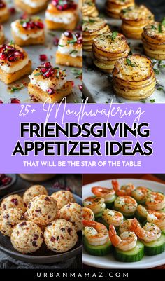 Friendsgiving Appetizer Ideas Thanksgiving Apatizer, Friendsgiving Appetizers, Friendsgiving Food Ideas, Friendsgiving Potluck, Fancy Appetizer Recipes, Best Thanksgiving Appetizers, Friendsgiving Feast