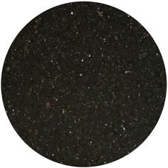 a round black granite table top with small speckles