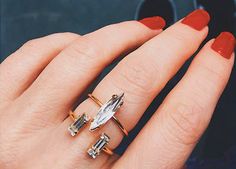 Help! I Have No Idea How to Stack My Rings via @PureWow Add Ons, It Takes, Help Me, Fashion Rings, Style Me, Take That, My Style, Silver