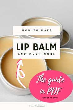 How to make Lip balm, lip scrub, and lip mask | Your guide on Etsy Diy Clay Mask, French Green Clay, Diy Lip Balm, Holistic Beauty, Diy Lips, Use Of Plastic, Diy Beauty Recipes