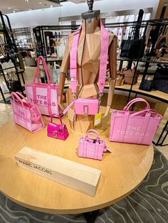 Pink Marc Jacobs Bag, Pink Birthday Outfits, Pink Purse Outfit, Marc Jacobs Snapshot Bag, Purse Collection