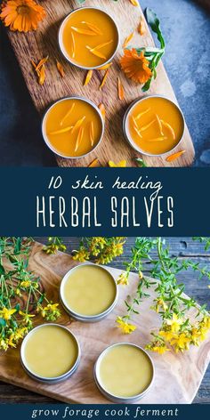 10 Herbal Salves Recipes for Homemade Skin Care - Do you want to take a natural approach to your skin care routine? Have you been looking for ways to make your own DIY herbal self care products? Look no further! Check out these 10 herbal salves recipes for homemade skin care that will provide you with an effective and all-natural way to keep your skin healthy and hydrated. From dandelion salve to calendula salve, these natural remedies recipes are sure to give you flawless skin. Herbal Salve Recipes, Balms And Salves, Medicine Recipes, Herbal Medicine Recipes, Herbal Remedies Recipes, Salve Recipes, Herbal Salves, Skincare Secrets, Herbal Recipes