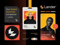 an id card with a man's face on it and the words, your fastest downloaded companion