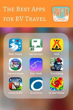 the best apps for rv travel