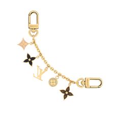 LOUIS VUITTON® - Spring Street Chain Bag Charm - Brown Designer Gold Bag With Logo Charm, Designer Gold Bags With Logo Charm, Gold Bags With Logo Charm, Louis Vuitton Bag Charm, Lv Bag Charm, Louis Vuitton Pochette, Louis Vuitton Official, Cute Accessories, Chain Bag