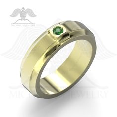 Made to order Lantern band with green stone or any other color cz stone you prefer in 14k Yellow Gold. Timing about 2-3 weeks. --  --  --  --  --  --  --  -- Want center stone different color or diamond price varies. Please send a message before purchasing. --  --  --  --  --  --  --  -- This ring can be made with different metals (14k-18k...) and or different metal colors (yellow-white) --  --  --  --  --  --  --  -- If you need different design and or do not find what you are looking for, send us a message before purchasing. If you do not see the ring size you want or the metal options you prefer, please send us a message before purchasing, price varies. Green Stone Ring, Green Stone Rings, Emerald Engagement Ring, Skull Ring, Ring Band, Green Stone, Cz Stone, Stone Ring, Yellow Gold Rings