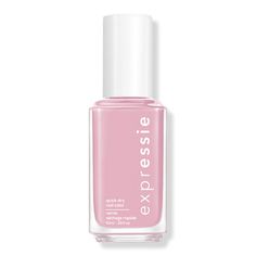 Throw It On Expressie Quick-Dry Nail Polish - Essie | Ulta Beauty Fast Drying Nail Polish, Nail Polish Essie, America Nails, Quick Dry Nail Polish, Dry Nails Quick, Gel Couture, Purple Details, Dry Nail Polish, Angled Brush