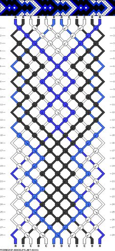 an image of a blue and black pattern with white lines on the bottom right side