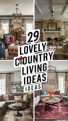 Country Living Room Ideas, Decoration Ideas Living Room, Farmhouse Family Rooms, Airbnb House, Living Room Corner, Country Inn, Living Room Organization, Country Living Room, Living Room Decor Cozy