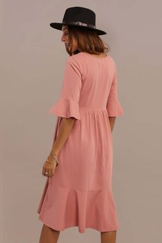 - Petallush Midi Length Summer Dresses, Summer Dresses With Sleeves, Pocket Dresses, Women Dresses Casual Summer, Below The Knee Dresses, Modest Clothes, Dresses By Pattern, Modest Summer Dresses, Flowy Summer Dresses