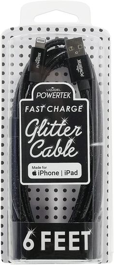 the 6 feet fast charger cable is packaged in a package