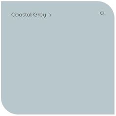 the coast grey color scheme is shown