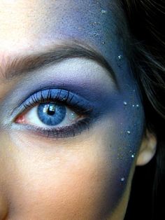 Alien Make-up, Fantasy Make-up, Halloweenský Makeup, Alien Makeup, Space Makeup, Galaxy Makeup, Makeup Images, Character Aesthetics, Fairy Makeup