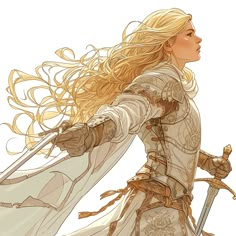 Star Wars Fan Characters, Blonde Model Portrait, Mountain Character Design, Blond Woman Art, Blonde Hair Character Art, Blonde Princess Art, Fantasy Princess Art, Blonde Character Design, Warrior Princess Art