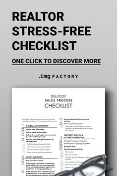 Step by step Real Estate Sales Process Checklist ready to print. Do you struggle with your busy daily routine? Start a new stress-free day with simple realtor checklist to be sure you are on top of tasks, not running after them. 12 main topics cover 150 steps from gathering #realestatelisting information to nurturing clients you turned into happy #homeowners. Discover more on how to download it in a minute and start using it. #realtorplanner Realtor Planner, Realtor Checklist, Realtor Career, Branding Workbook, Real Estate Pictures, Real Estate Agent Branding, Real Estate Exam, Real Estate Forms