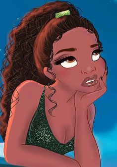 Princess Tiana Aesthetic, Tiana Aesthetic, Aesthetic Baddie, Princess Tiana, Profile Pictures, A Drawing, A Woman, Disney