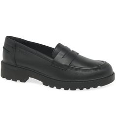 Geox Junior Casey Slip Girls School Shoes | Charles Clinkard