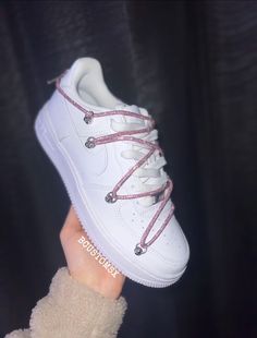 JUNIORS Diamond Overlace Custom AirForce1s  Made to order  Any size! !!DISCLAIMER!! This listing is for JUNIOR sizing! Please look at my other listings for Women's & Mens sizing. Thankyou <3 Message me with any questions  IG: @BCUSTOMSX Athletic Shoes, Art Collection, Bathing Beauties, Accessory Gift, Sneakers, Electronic Accessories, Purses And Bags, Etsy Uk, Music Clothes