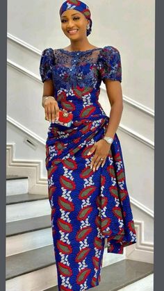 Midi Ankara Dress, Ankara Clothing, Ankara Long Gown Styles, African Prom Dresses, Ankara Gown Styles, Dresses African, Ankara Gown