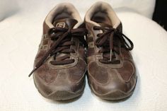 (Pre-Owned)Ladies Skechers Brown Size 6 Walking Shoes Excellent Condition Ships by USPS B0150 Comfortable Brown Low-top Walking Shoes, Classic Brown Lace-up Walking Shoes, Brown Low-top Walking Shoes For Trail Running, Brown Low-top Walking Shoes With Cushioned Footbed, Brown Sketchers, Skechers Women, Walking Shoes, Womens Oxfords, Oxford Shoes