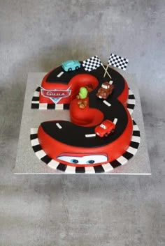 Birthdaycake Cars Pixar Cars Birthday, Cars Birthday Party Decorations, Cars Birthday Party Disney, 3rd Birthday Cakes, Cars Theme Birthday Party