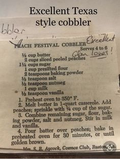 Canned Peach Cobbler Recipe, Cobbler Recipes Easy, Peach Festival, Easy Peach Cobbler Recipe, Peach Dessert Recipes, Peach Cobbler Easy, Fruit Cobbler, Peach Desserts, Bad Apple