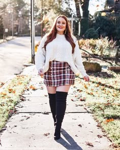 Fashion 90s, Plus Size Winter, Trendy Skirts, Cute Fall Outfits