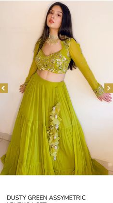 Lehnga Crop Top Designs Latest, Elegant Lehenga Classy, Grand Lehenga, Blause Desine Latest Back, Marriage Dresses, Mehandi Outfits, Simple Lehenga, Mehendi Outfits