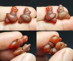 Ancient Beads, Animal Beads, Bird Shape, Bird Beads, Beaded Animals, Red Stone, How To Take Photos, Size 13